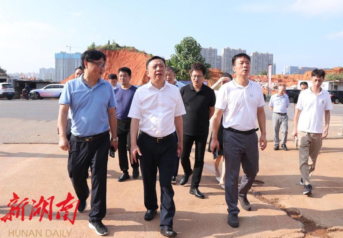 周玉凡调度城北片区项目建设_邵阳头条网